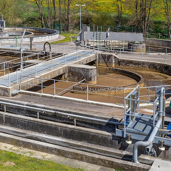 waste sewage treatment plant